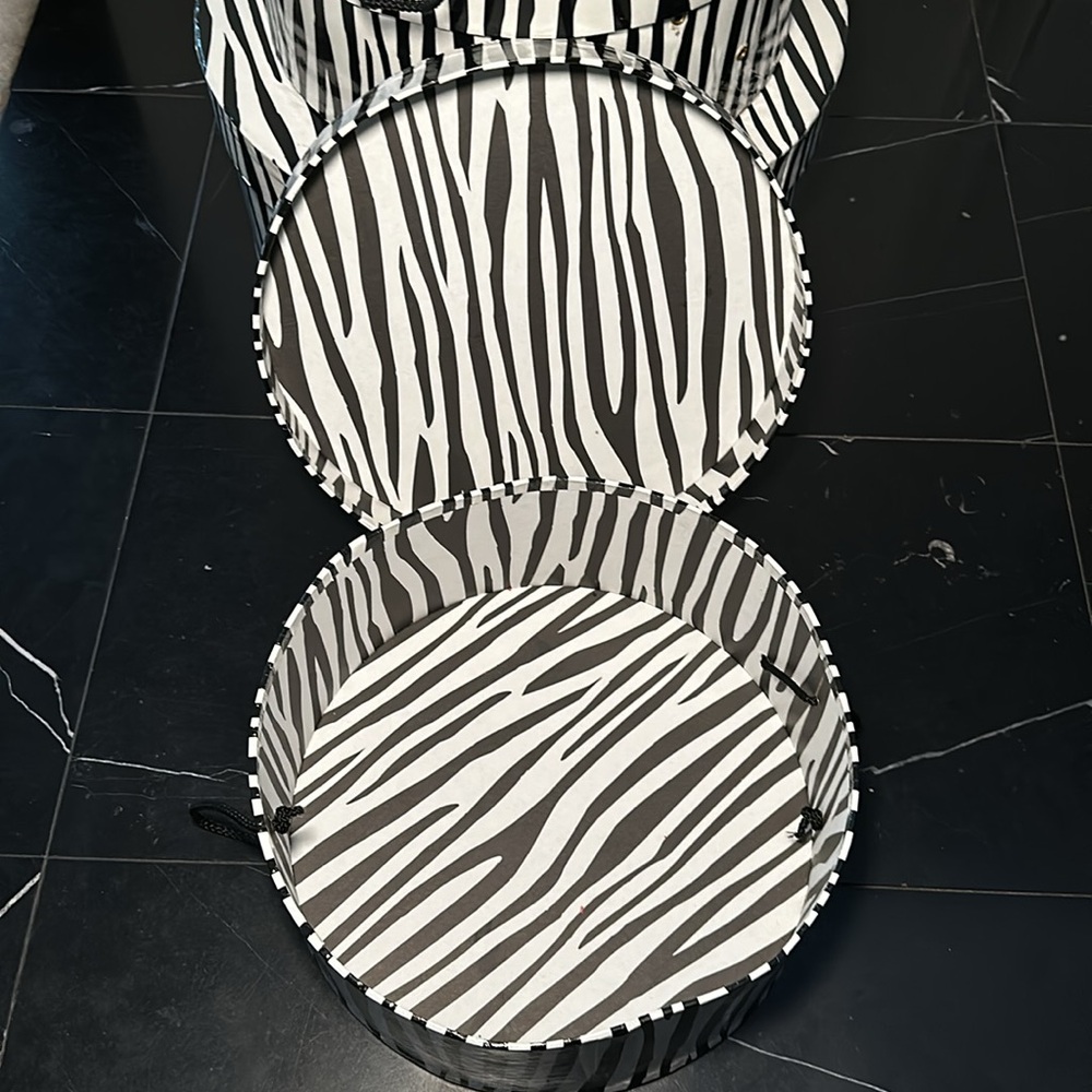 Zebra storage boxes - Picture 3 of 5